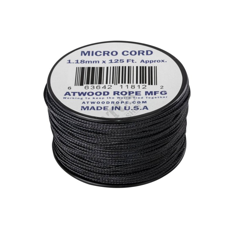 Micro cord 38m/1,18mm Helikon Black 