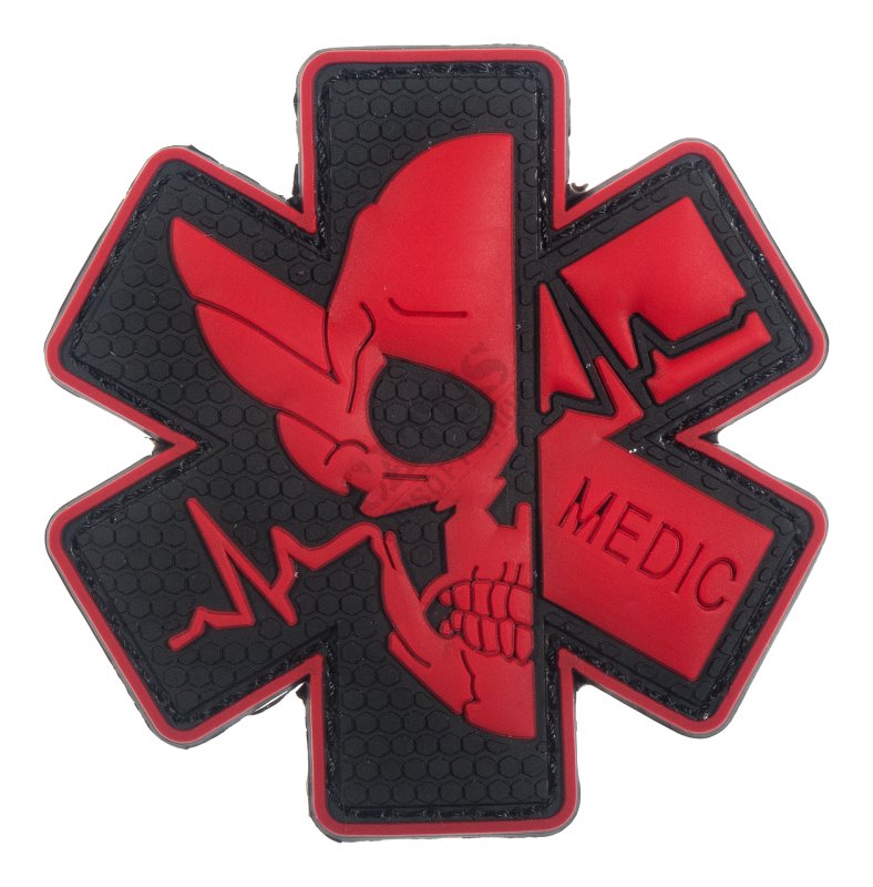 Patch velcro 3D Medic Delta Armory Rouge 