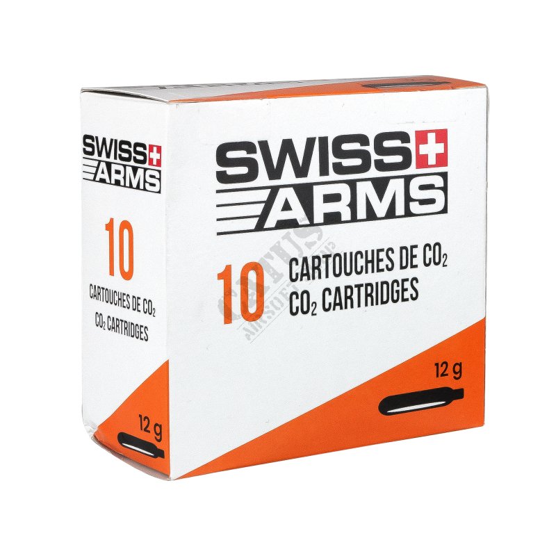 Bombe CO2 12g set 10pcs Swiss Arms  