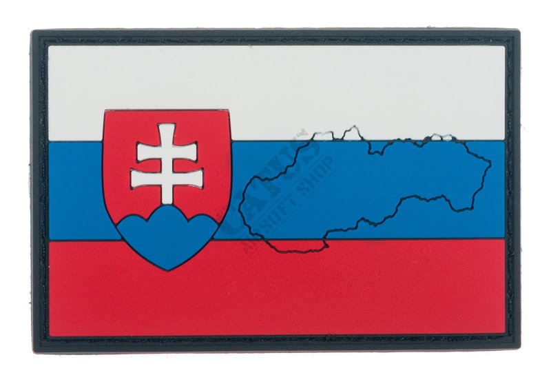 Ecusson velcro 3D drapeau slovaque Delta Armory Couleur 