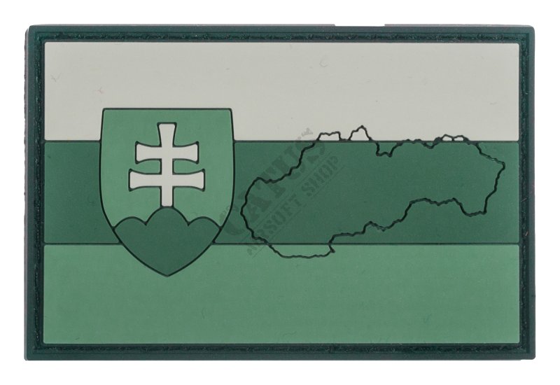 Ecusson velcro 3D drapeau slovaque Delta Armory Olive 