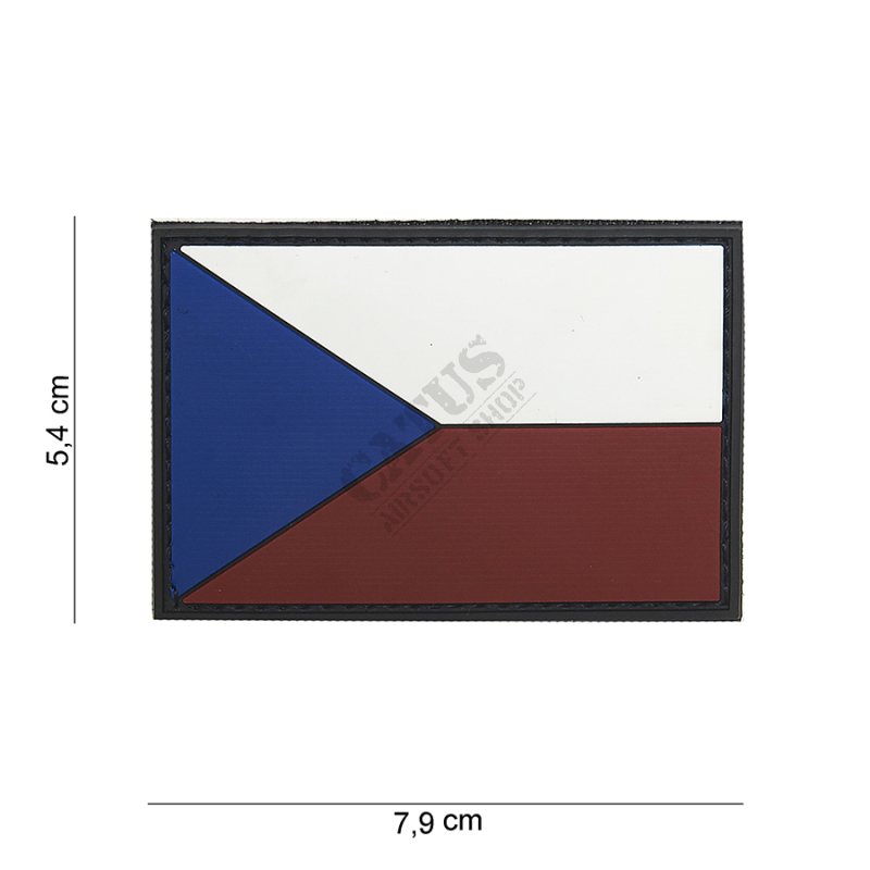 Écusson velcro 3D drapeau tchèque 101 INC  