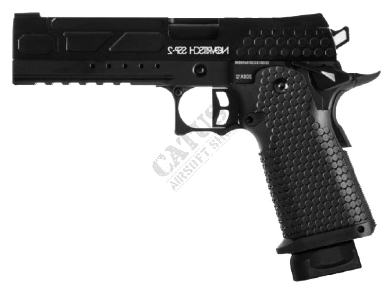 Novritsch airsoft pistol GBB SSP2 Green Gas Black 