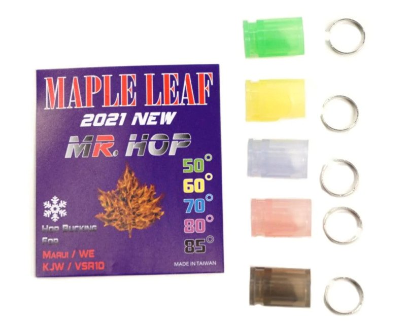 Airsoft MR silicone Hop-Up rubber pour VSR-10 et GBB 80° Maple Leaf Rose 