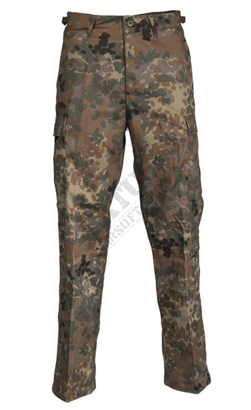 Spodnie kamuflażowe typu BDU Mil-Tec Flecktarn XL