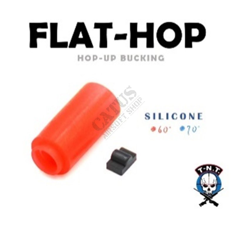 Airsoft silicone Hop-Up caoutchouc FLAT-HOP 60° AEG TNT Taiwan Rouge 