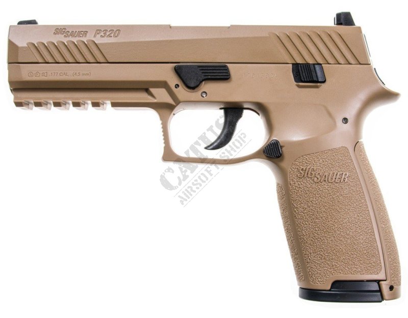 Pistolet à air Sig Sauer P320 4,5mm CO2 GBB Tan 