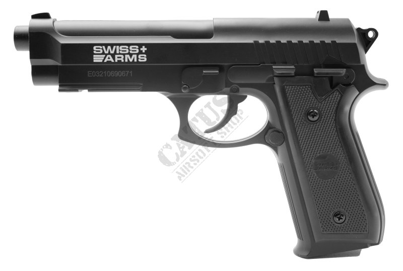 Pistolet à air Swiss Arms SA 92 4,5mm CO2 NBB Noir 