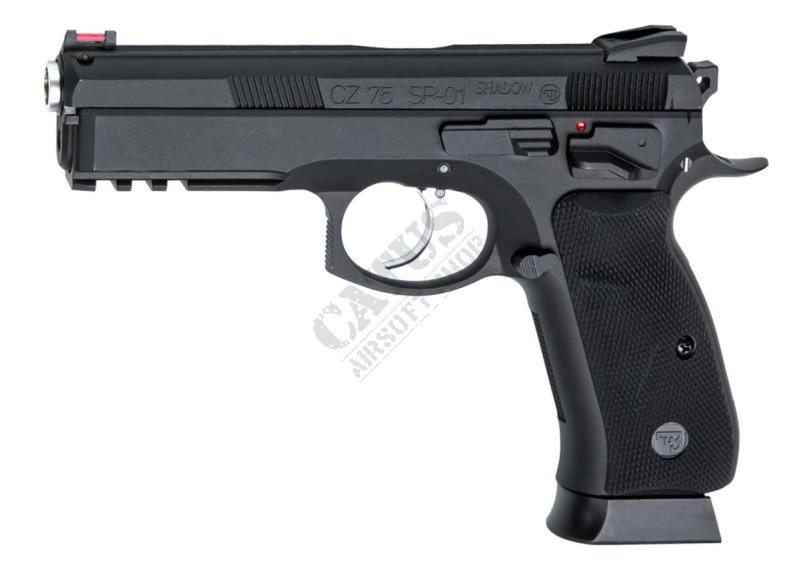 ASG pistolet airsoft GBB CZ SP-01 SHADOW Green Gas Noir 