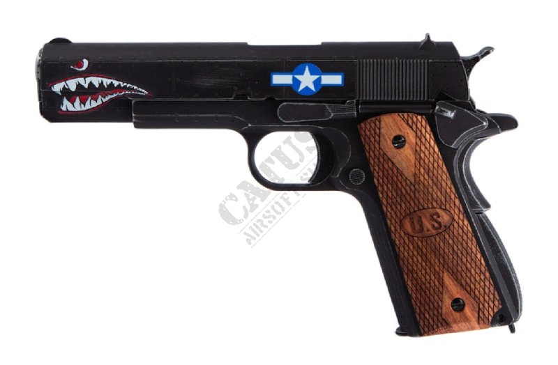 Armorer Works airsoft pistol GBB 1911 SQUADRON Green Gas  