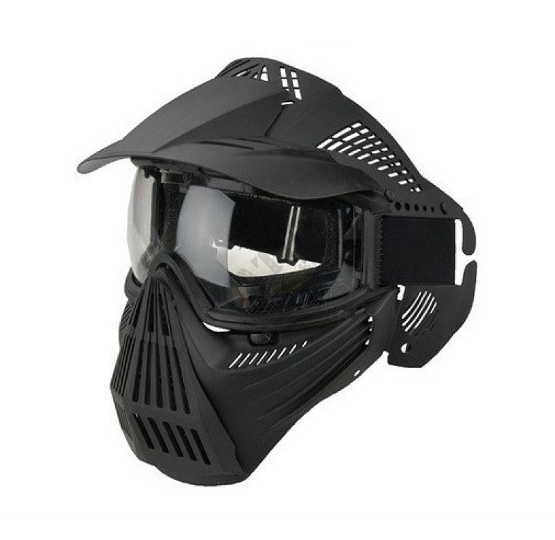 Masque de protection en verre v.2 Guerilla Tactical Noir 