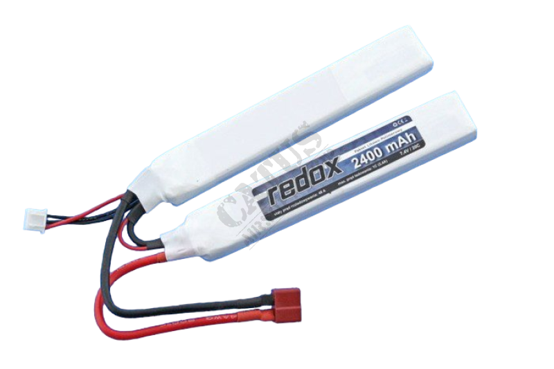 Batterie Airsoft Redox LiPo 7,4V 2400mAh 20C Deans-T  