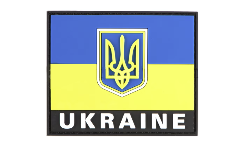 Écusson velcro Drapeau 3D Ukraine JTG Multicolore 